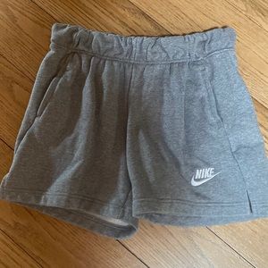 ‼️NWOT: Youth Nike Grey Sweat Shorts